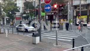 Blokovi na izlozima u centru